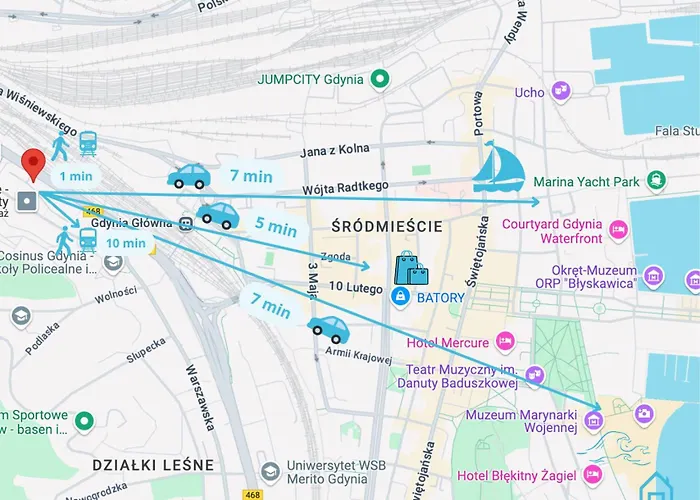 Appartement Bohos -2 Min To Center & Seaside Gdynia